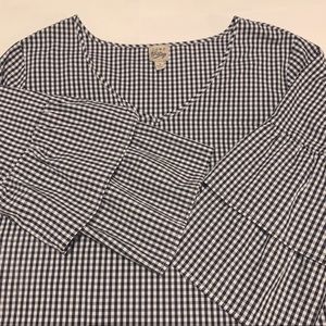 Como Vintage Ruffle Sleeve Top • Size 1X